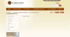 Desktop Screenshot of garlanddevcode.org