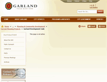 Tablet Screenshot of garlanddevcode.org